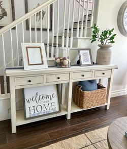 Pottery Barn style console table