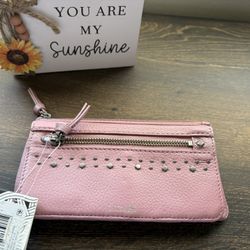 New The Sak Pink Leather Wallet 