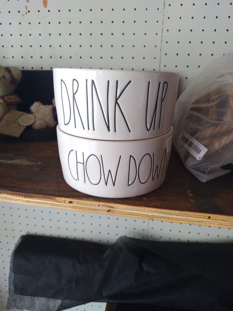 Rae Dunn Dog Bowls