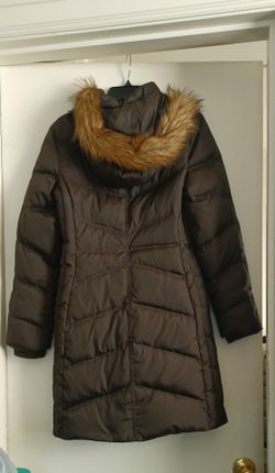 Excellent Condition Michael Korrs Chocolate brown full length jacket women's small