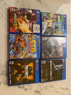 PS4 games and ps2 bundle