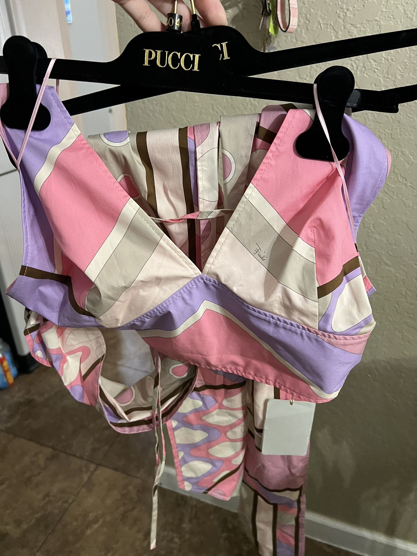 Pucci Halter Pink Top