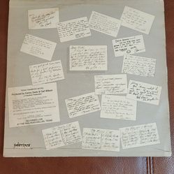 Country disc signed by the author