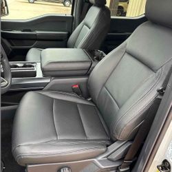 LeatherCraft Voxx Leather Seat Cover Kit – Fits 2021–2025 Ford F-150