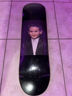 Dylan Rieder class photo tribute skateboard