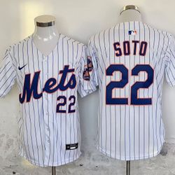 New York Mets Juan Soto Baseball jerseys Kids/Men/Women