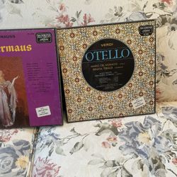 Unopened, Sealed Otello Opera Album& Johann Strauss Die Fiederman’s