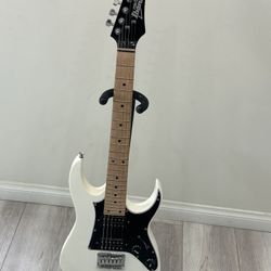 GIO Ibanez Mikro Electric White Guitar