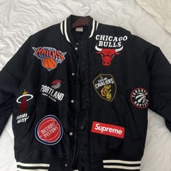 Supreme X Nike x NBA Varsity Jacket Size M