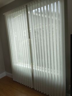 Dual Drape Sheer Vertical Blinds