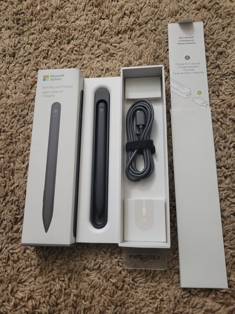 Surface Slim Pen With Charging Cradle And Cable