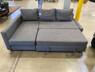 IKEA Friheten Smokey Grey Pull-Out Sleeper Sofa