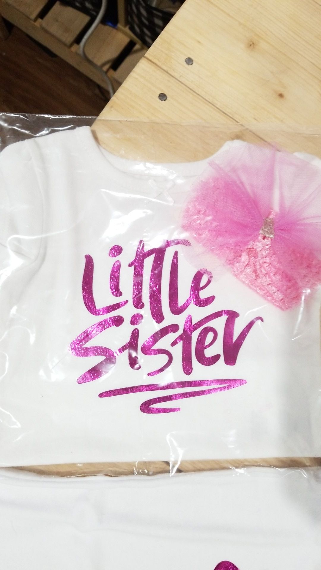 Custom Sister / Girls T shirts!!!! Headbands Included!!! πΈππ 25$$ for BOTH SETS!!!!