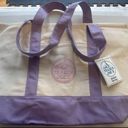 Trader Joe’s Large Pastel Purple Tote