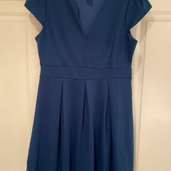 Blue-teal Dress