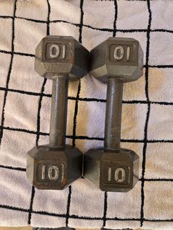 10lbs dumbbell's