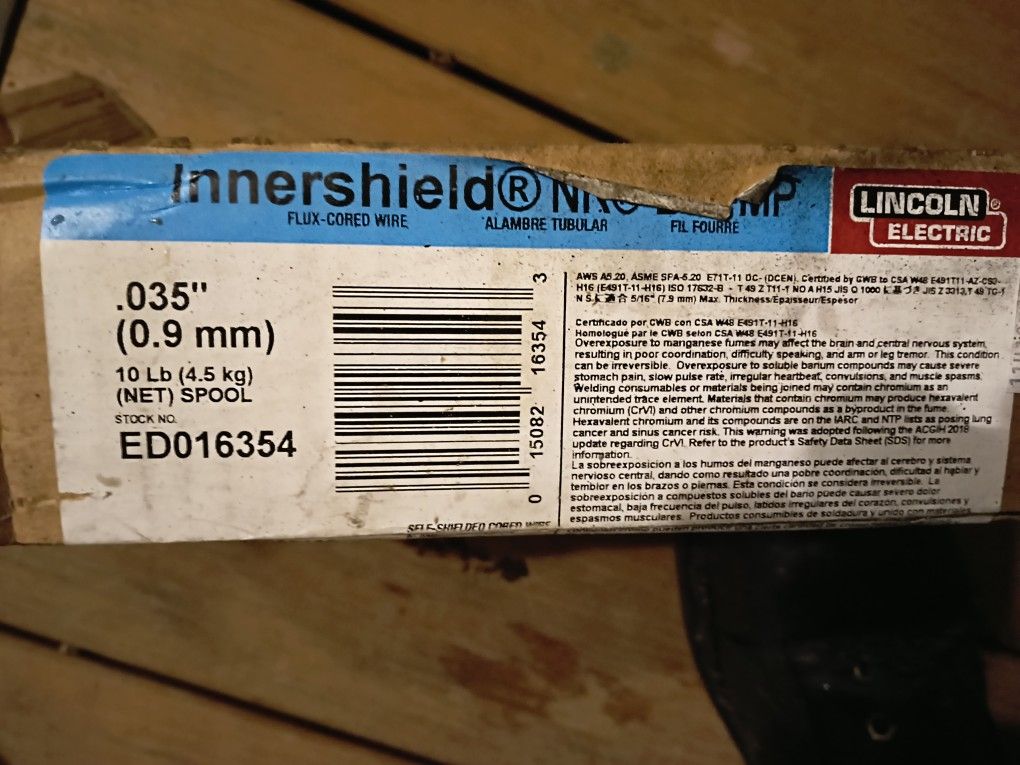 Flux .35 Welding Mig Wire Unused
