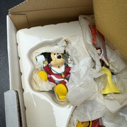 Vintage Disney Christmas Magic Mickey, Snow White, Simba Ornament