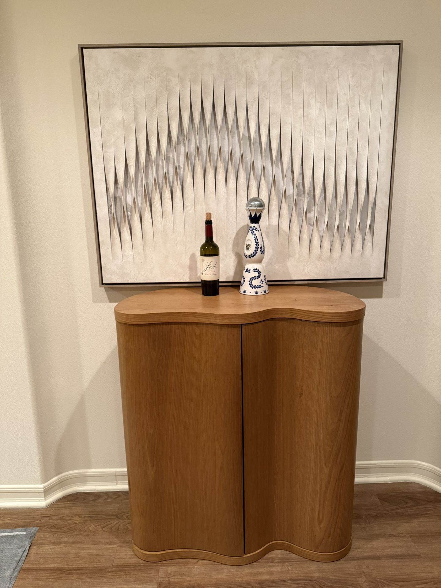 BAR CABINET CRATE AND BARREL