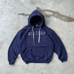 Vintage Navy Blue Hoodie