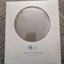 Brand New Muslin Crib Sheet Set Of 2