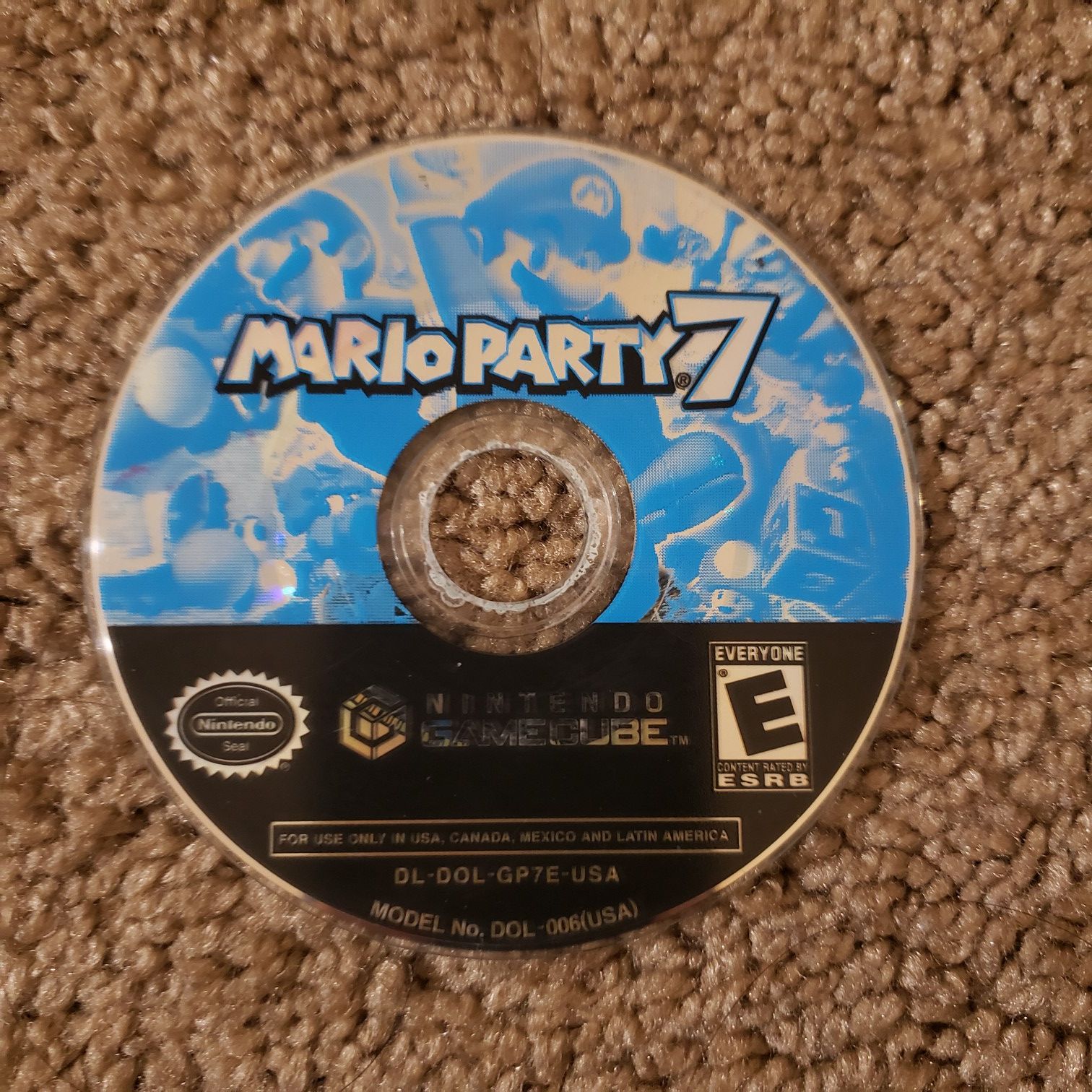Gamecube Mario Party 7 Disc Only