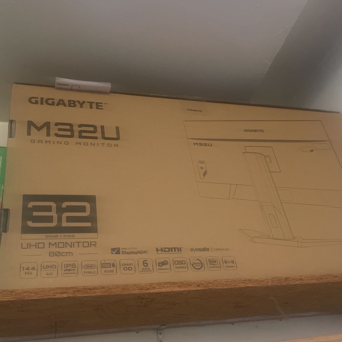 Gigabyte M32U 4k 144hz Gaming Monitor