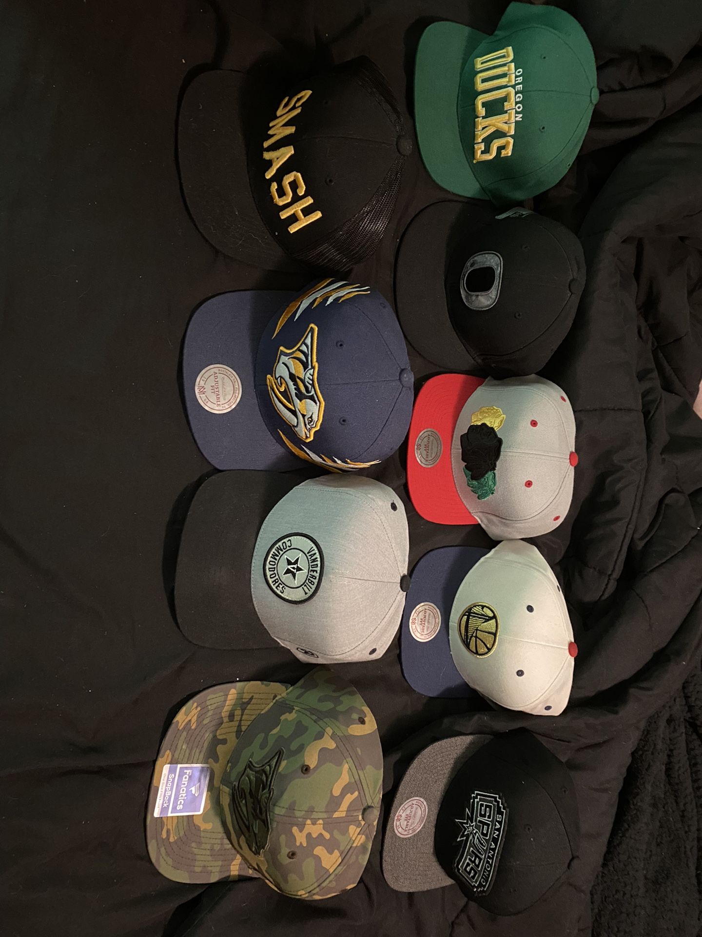 Adjustable Hats Various Different Teams