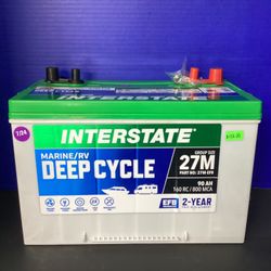  **⭐️⭐️Battery🛳️Marine🛳️New Interstate Battery⭐️⭐️**