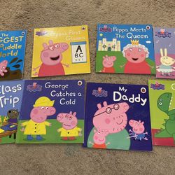 Peppa Pig Story Books- 8 Books!