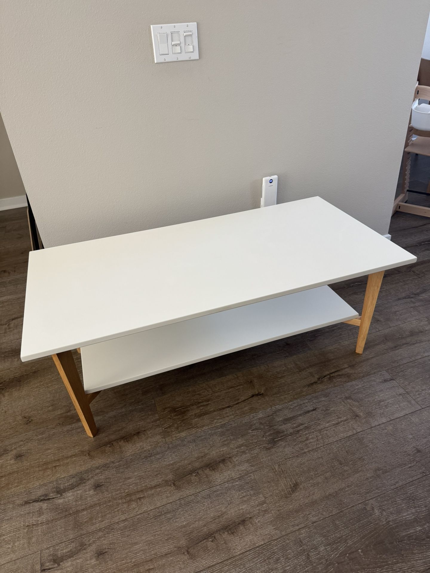 White Wood Coffee Table