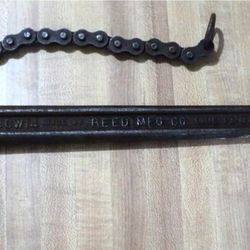  VINTAGE REED 14" CHAIN WRENCH No. CW14 