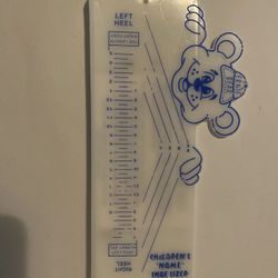 Vintage Ernie Bear Home Shoe Sizer for Children 
