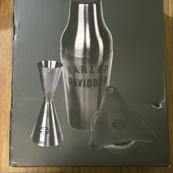 Harley Davidson Cocktail Mixer Set New In Box