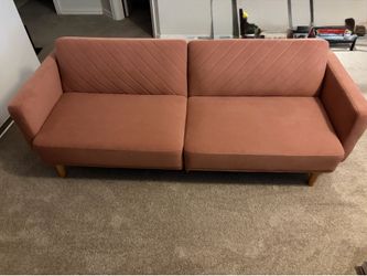 Fold out futon.