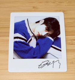 ByeonWooseok X Paldo Bibimmyeon Polaroid (Photocard) 2025 Version.