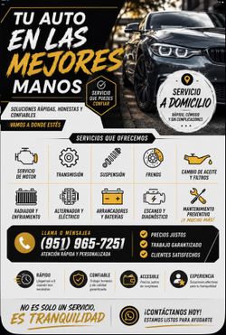MECANICO A DOMICILIO