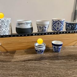 Ceramic plant pots 