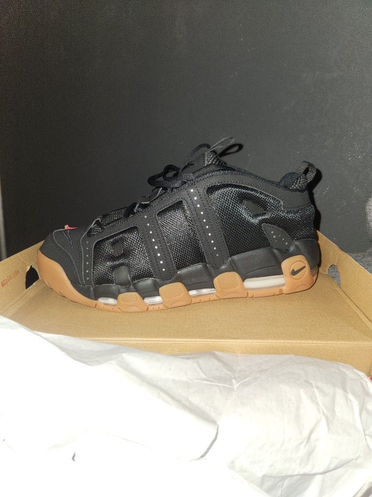 Nike Air Uptempo Low Black Gum