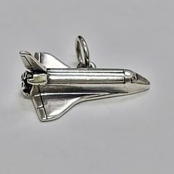 JAMES AVERY RETIRED NASA SPACE SHUTTLE CHARM - uncut loop