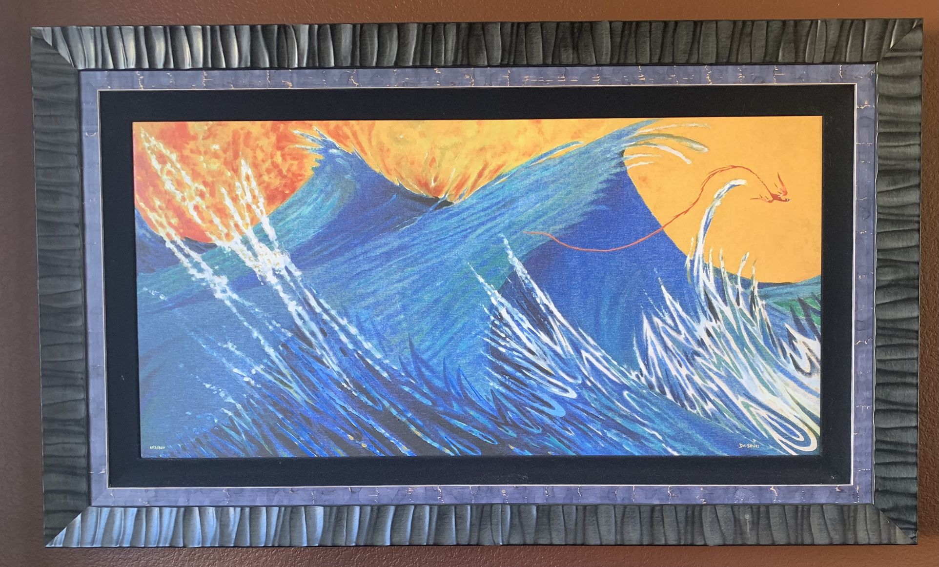 Dr. Seuss Limited Edition Firebird Painting