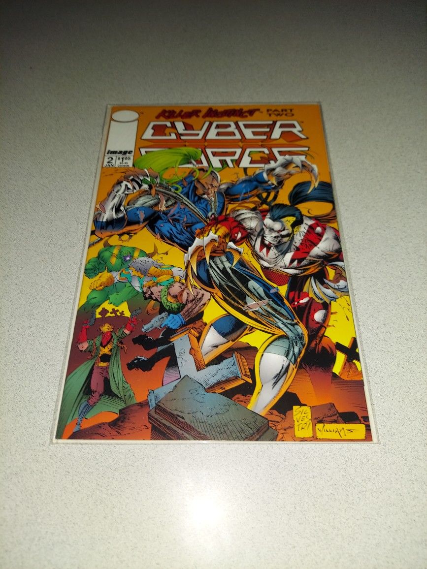1994 CYBER FORCE PART TWO #2 COMIC BAGGED AND BOARDED