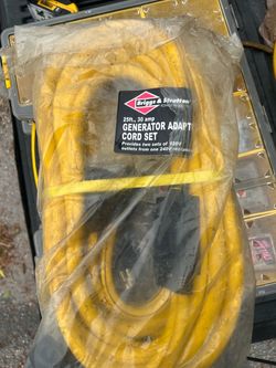 Generator adapter, cord set