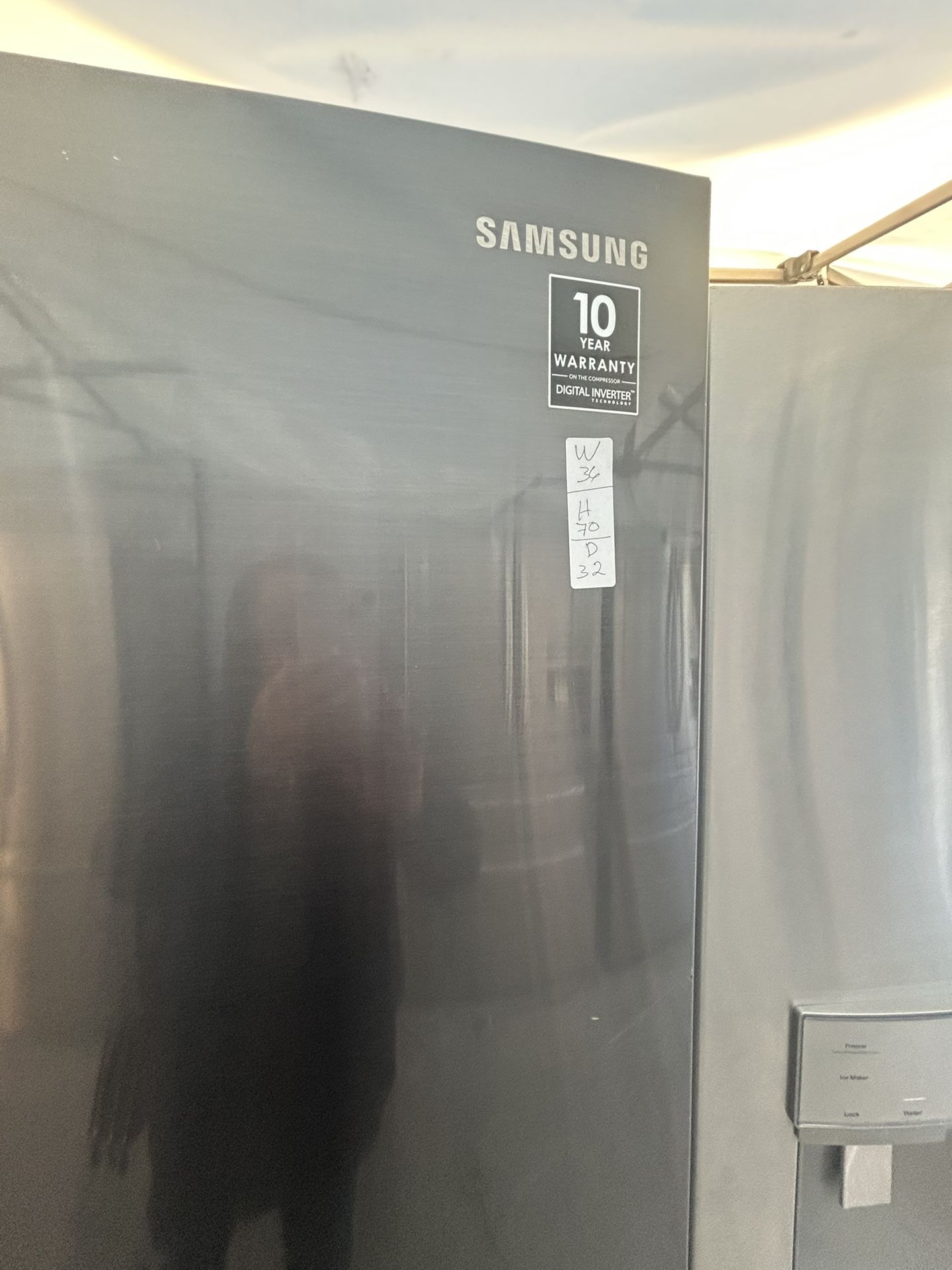 Samsung Beautiful Dark Grey 3 Doors Refrigerator 