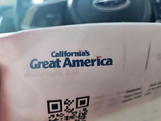 Tickets for california great america
