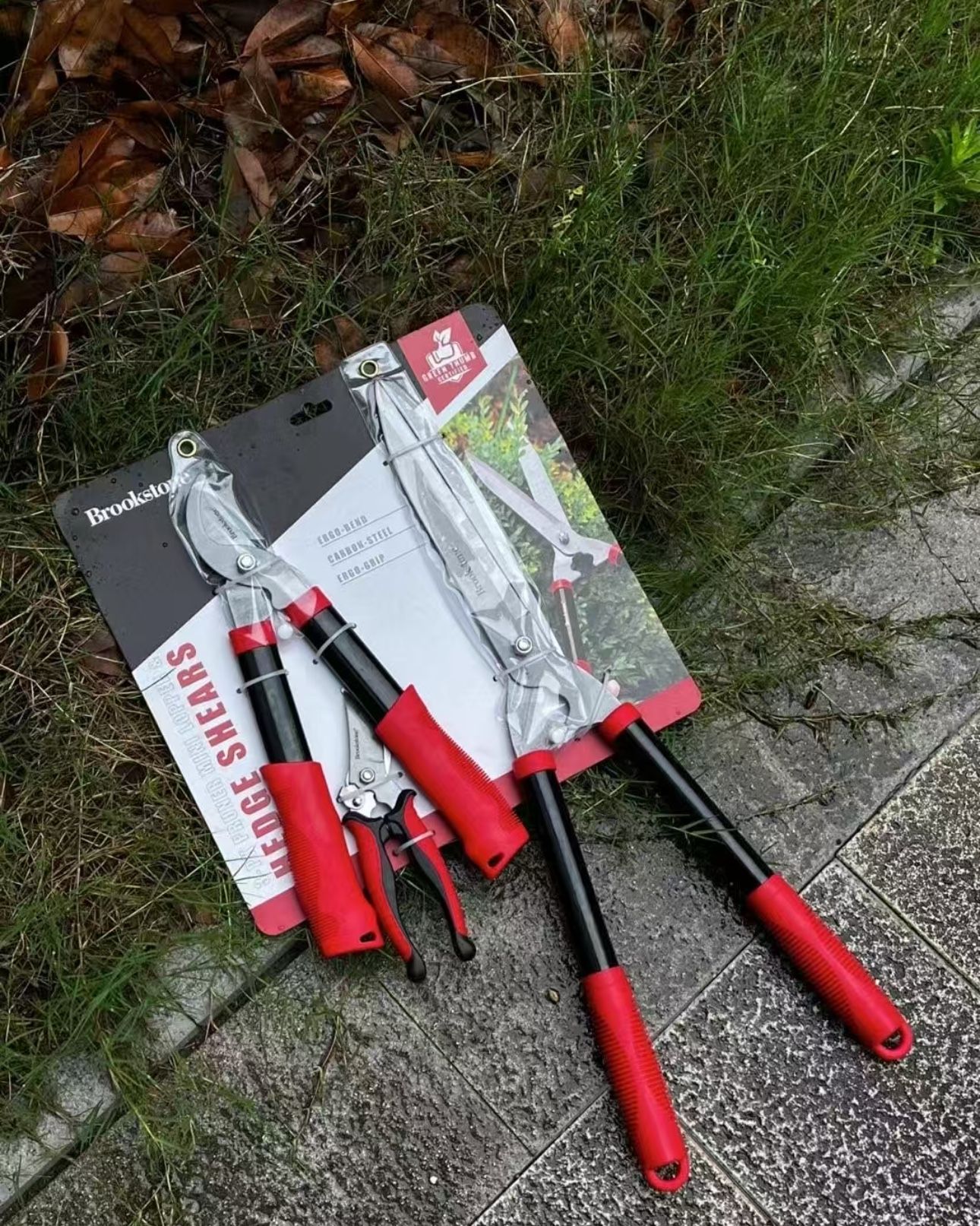 Brookstone 3pcs Hedge Shears Set, New