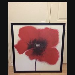 Flower Framed Wall Picture Canvas decorations 38 1/2" x 38 1/2" Wall art.