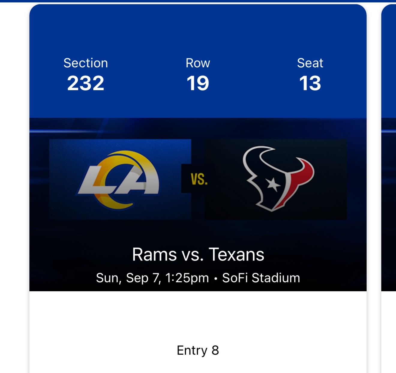 Rams vs Texans
