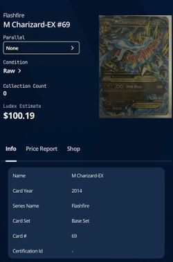 Pokémon M charizard EX (contact info removed)