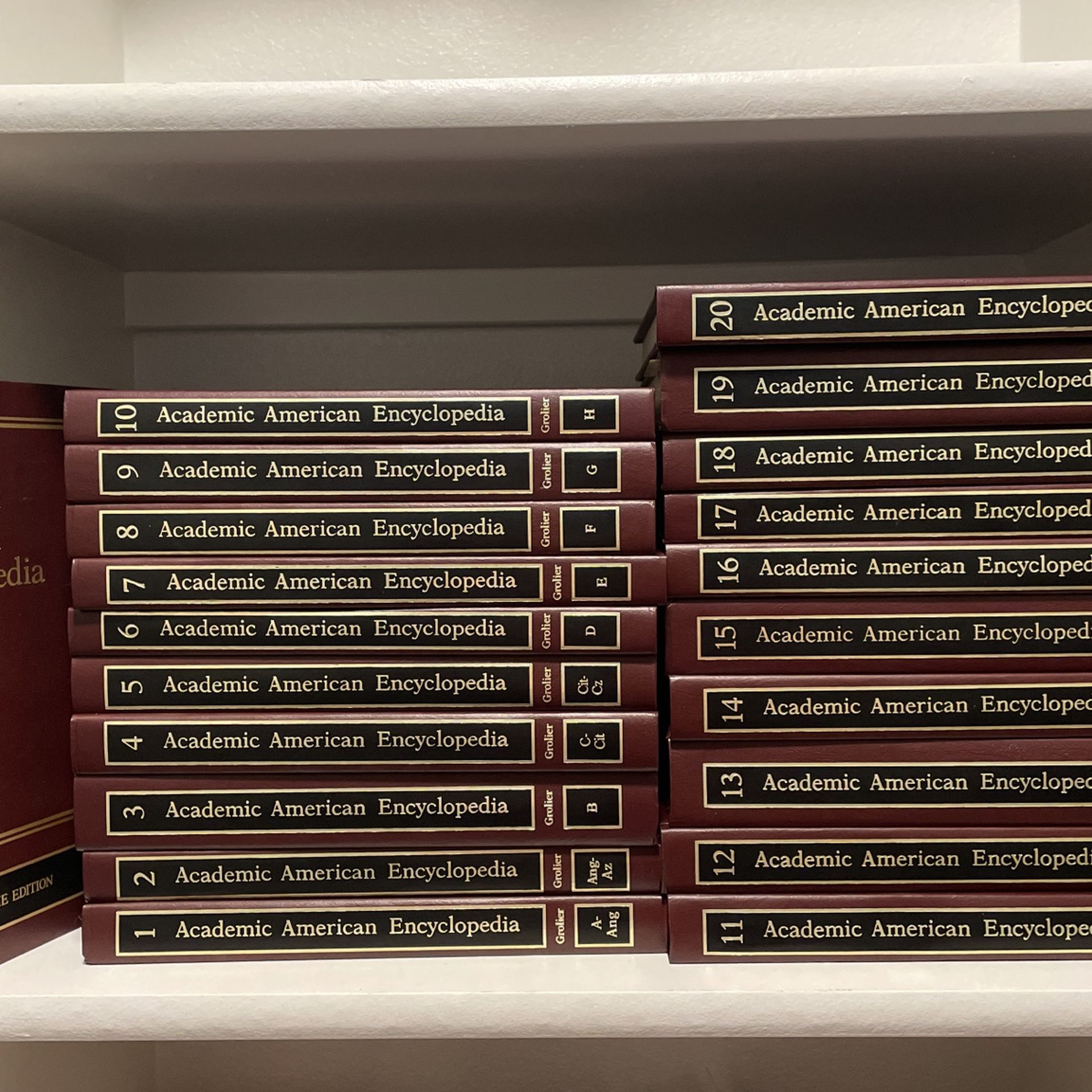 Complete Academic American Encyclopedia 1991 Edition for Sale in